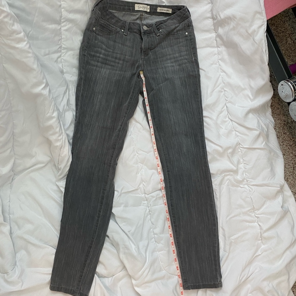 Jessica Simpson Charcoal Super Skinny Jeans